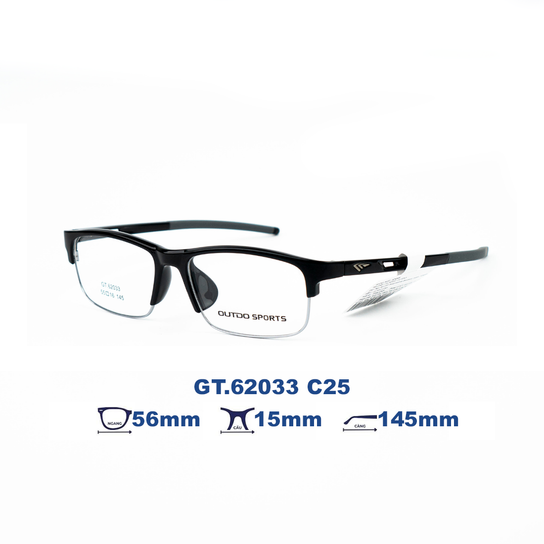 Gọng kính OUTDO GT.62033 C25