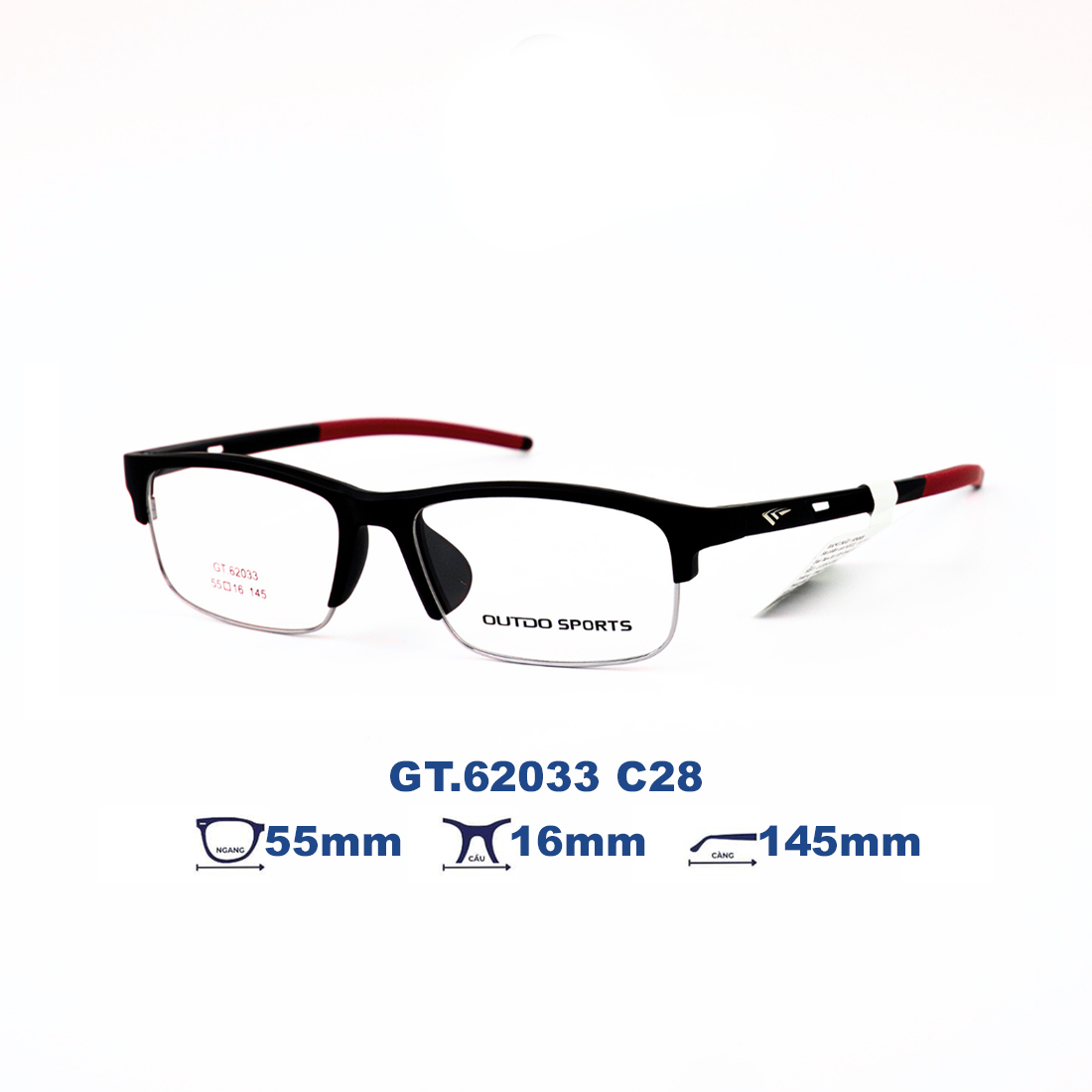 Gọng kính OUTDO GT.62033 C28