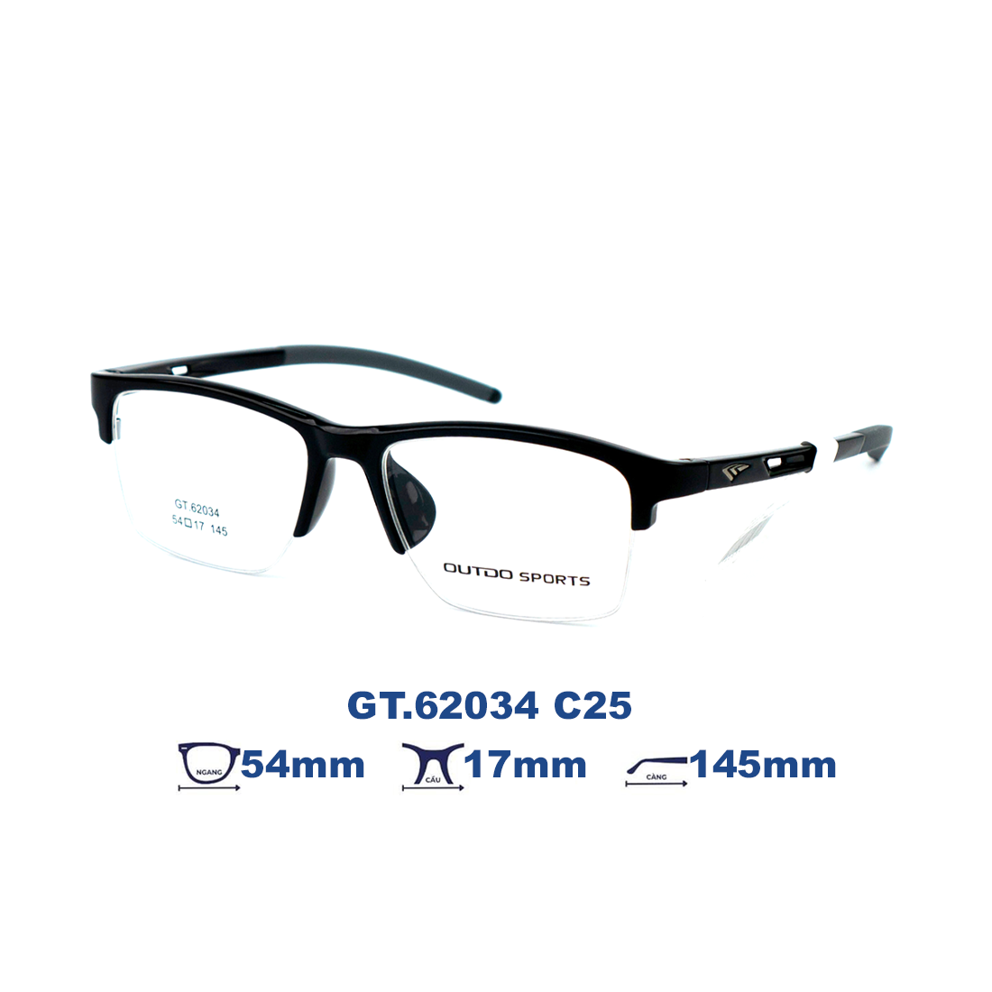 Gọng kính OUTDO GT.62034 C25