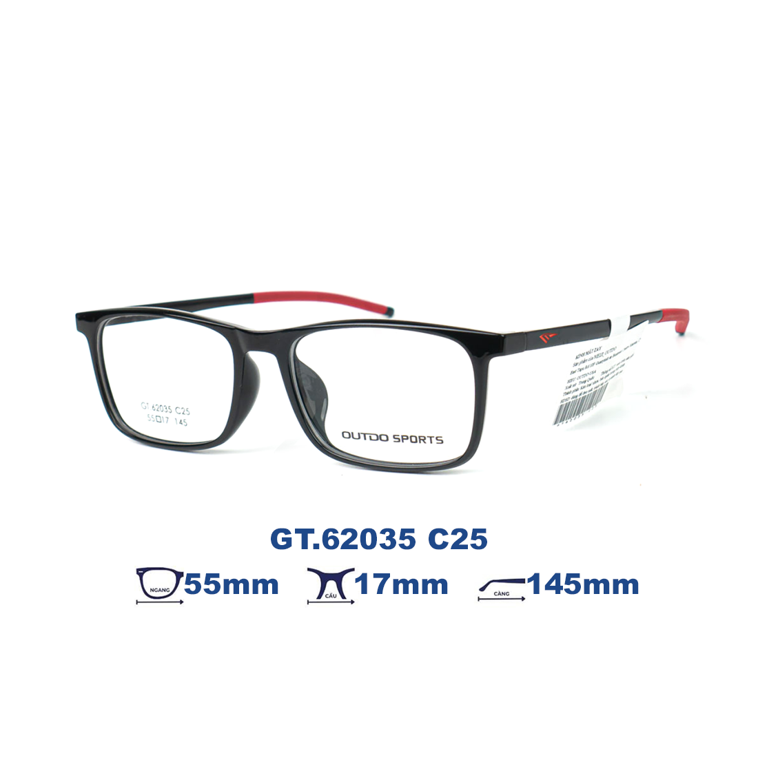 Gọng kính OUTDO GT.62035 C25