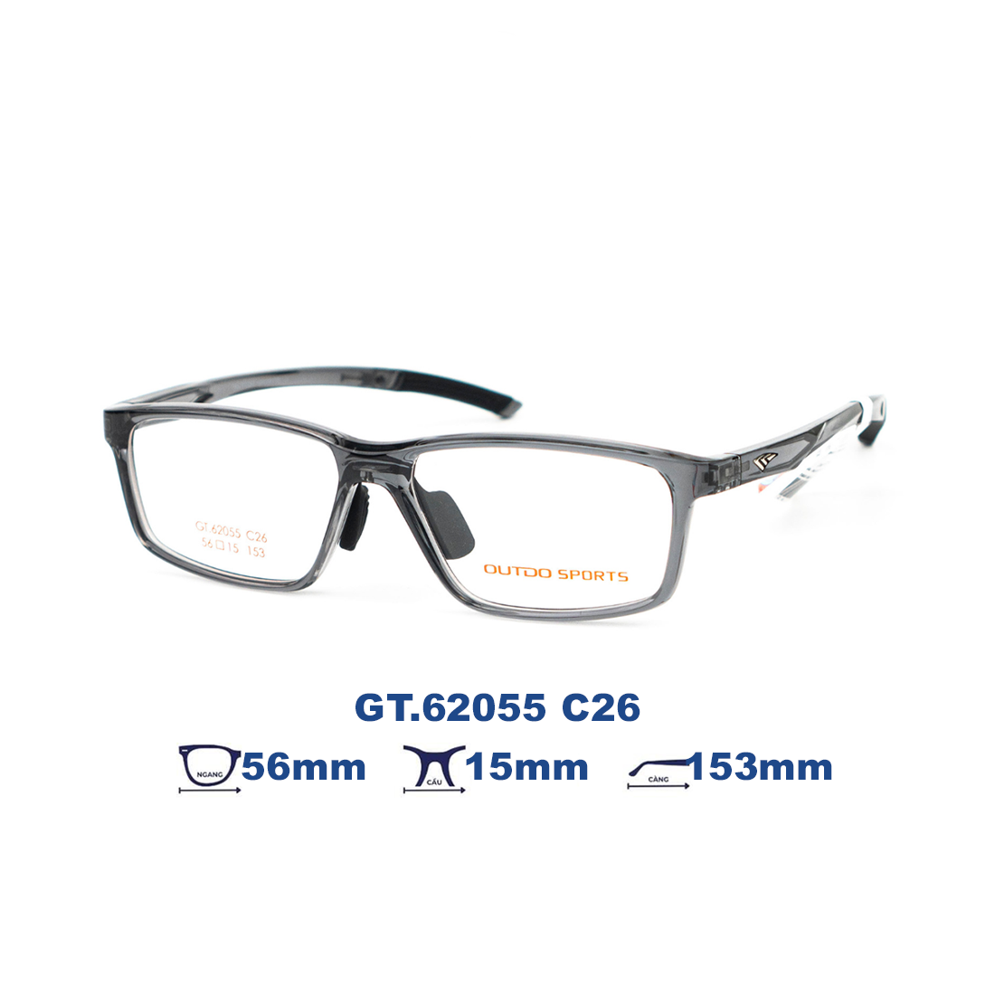 Gọng kính OUTDO GT.62055 C26