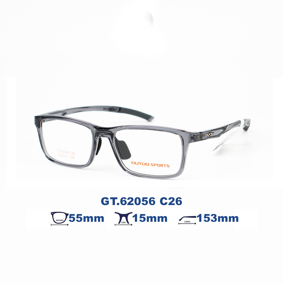 Gọng kính OUTDO GT.62056 C26