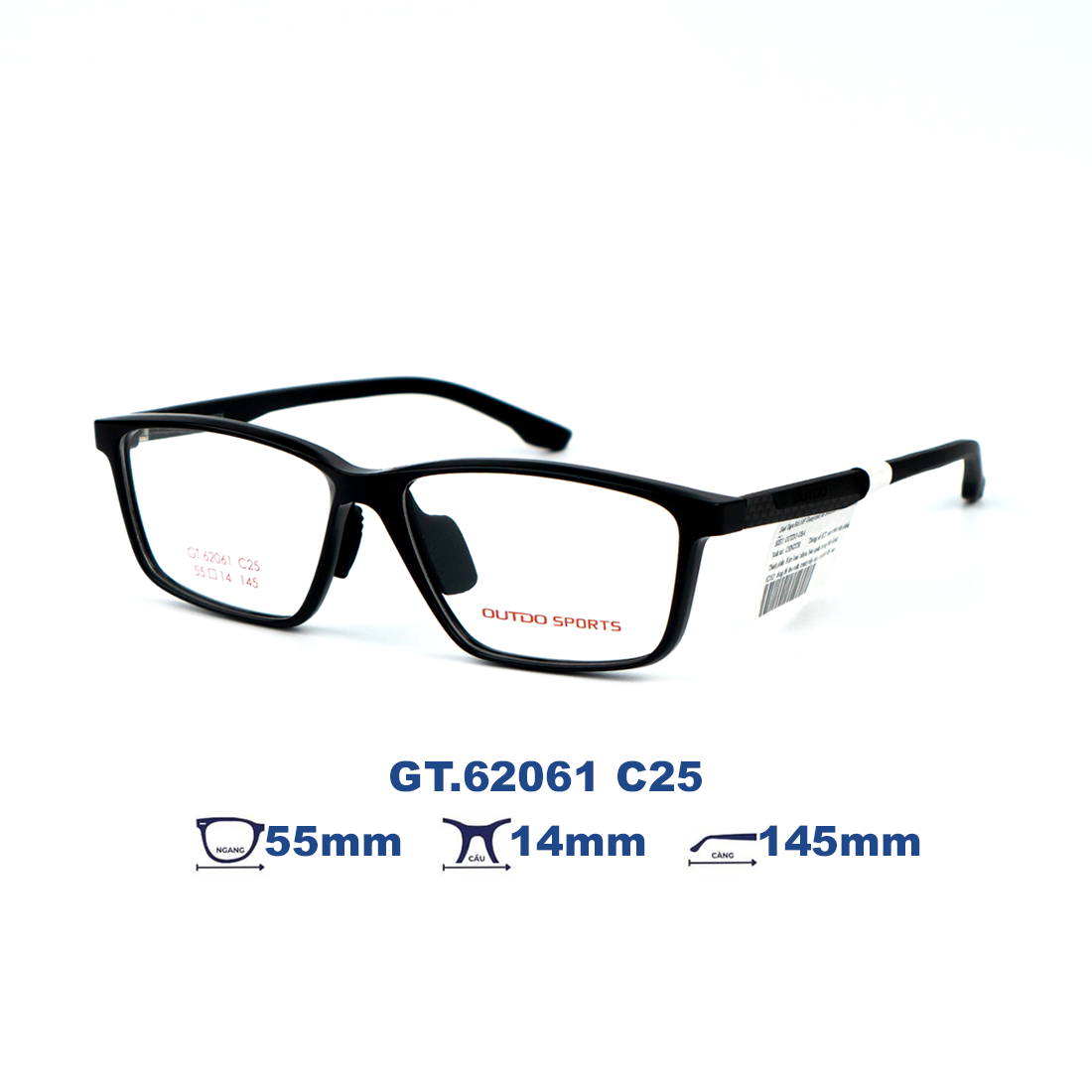 Gọng kính OUTDO GT.62061 C25