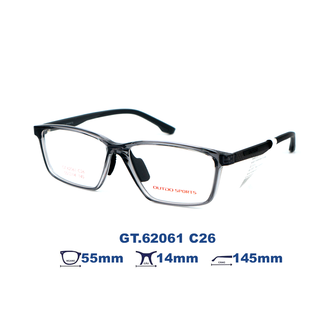 Gọng kính OUTDO GT.62061 C26