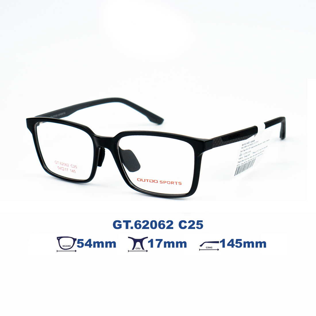 Gọng kính OUTDO GT.62062 C25