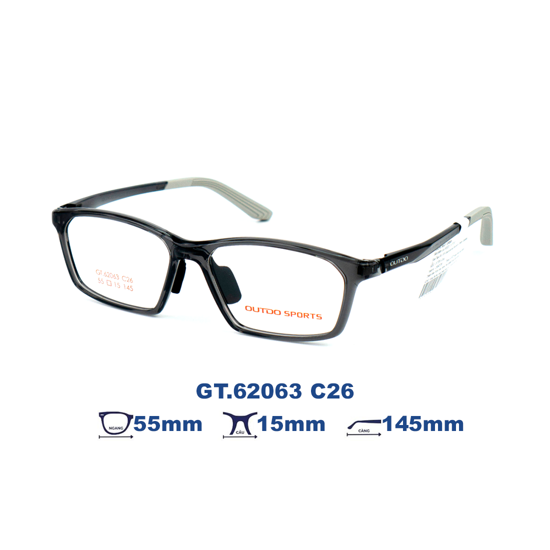 Gọng kính OUTDO GT.62063 C26