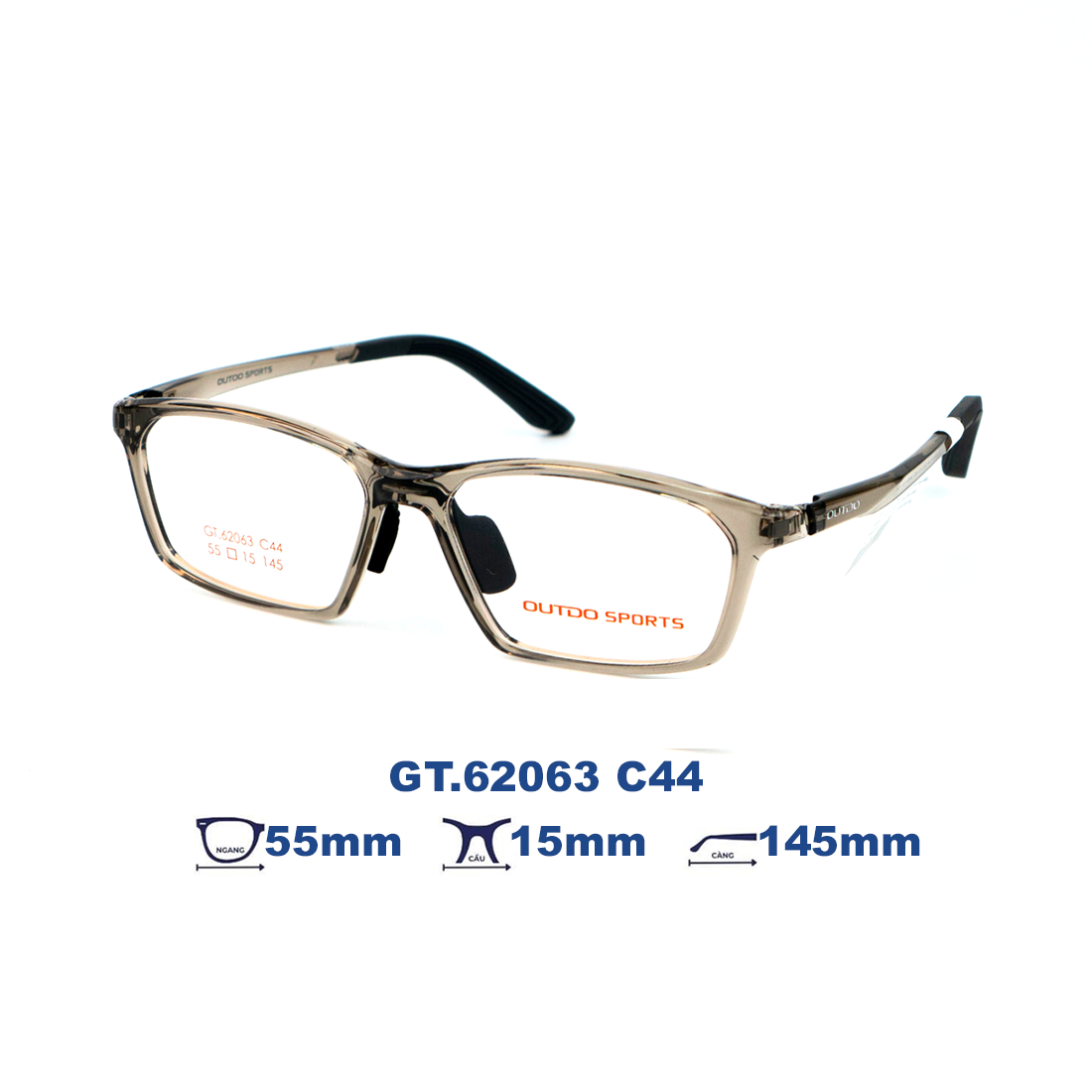 Gọng kính OUTDO GT.62063 C44