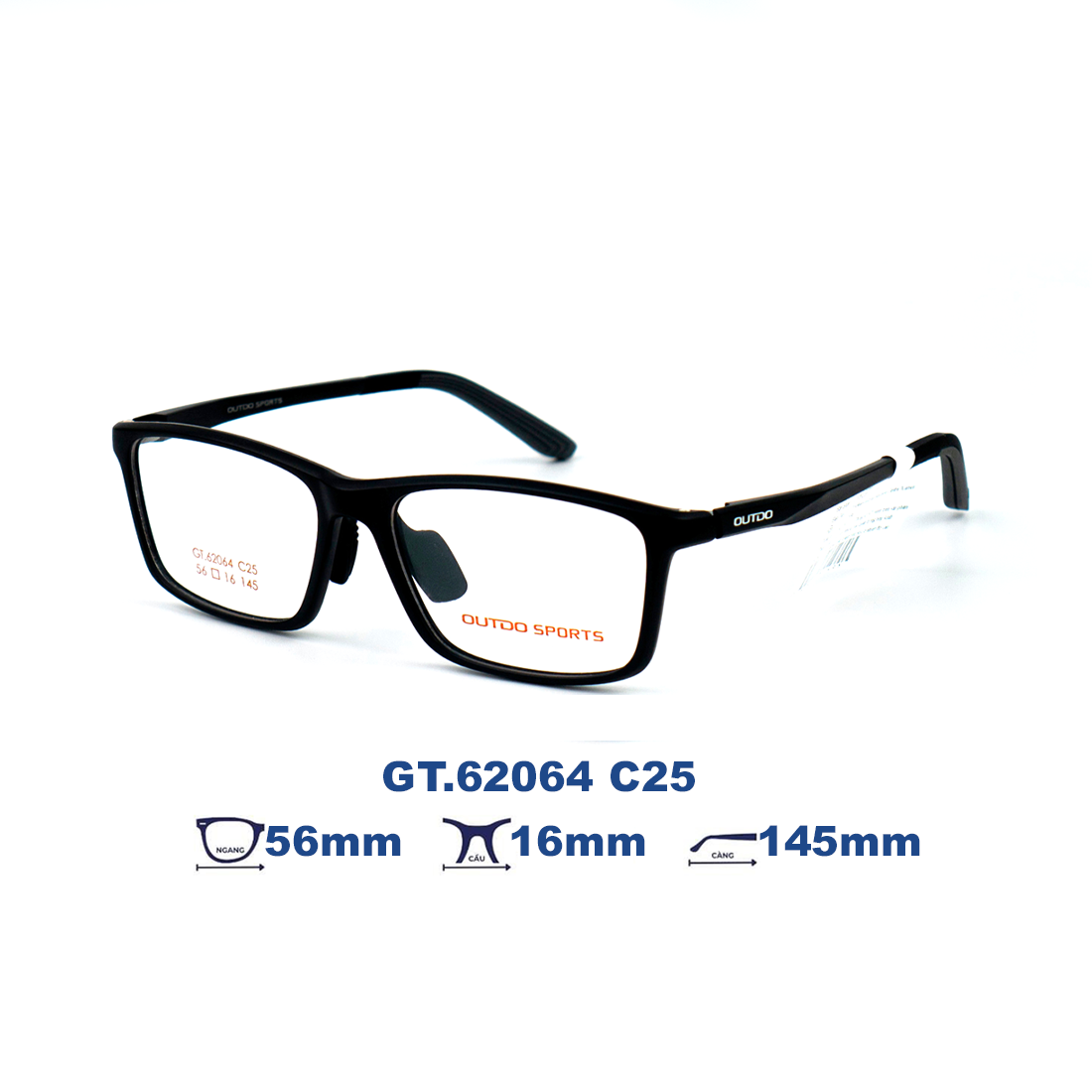 Gọng kính OUTDO GT.62064 C25