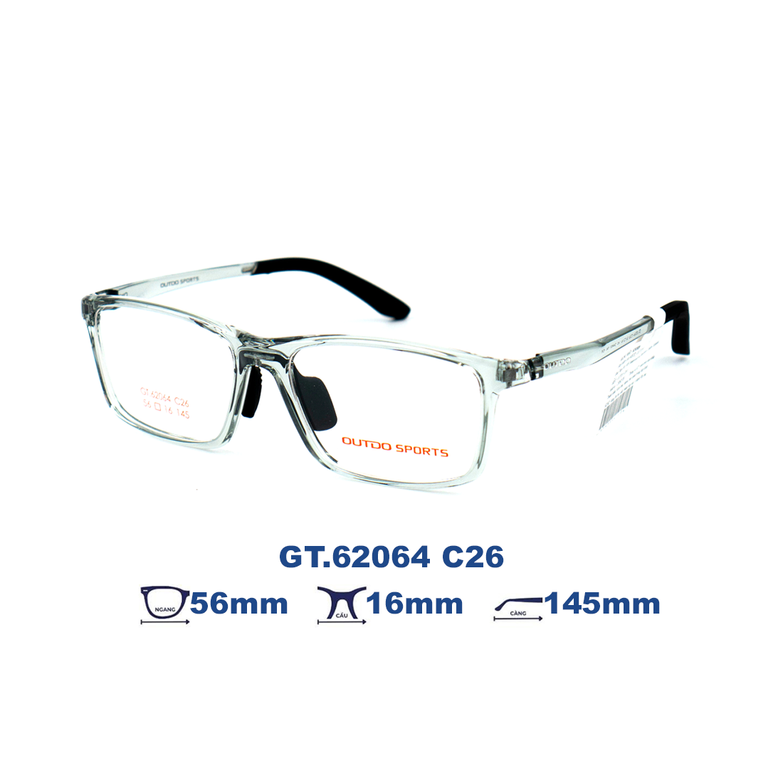 Gọng kính OUTDO GT.62064 C26