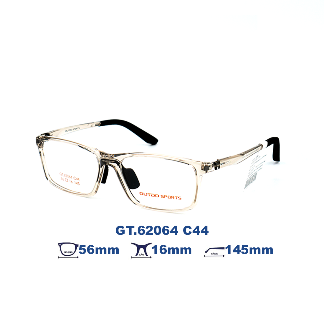 Gọng kính OUTDO GT.62064 C44