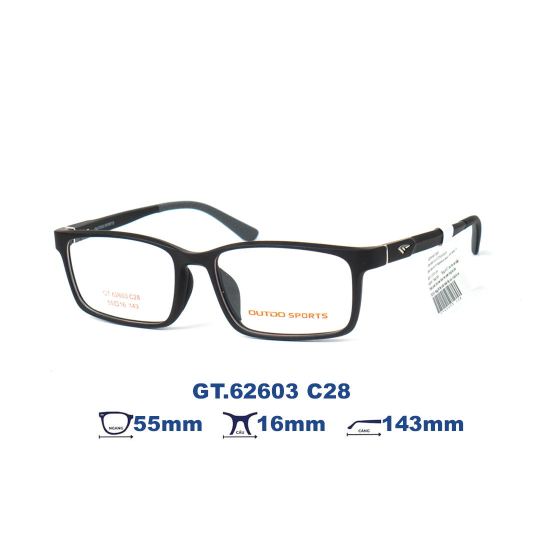 Gọng kính OUTDO GT.62603 C28