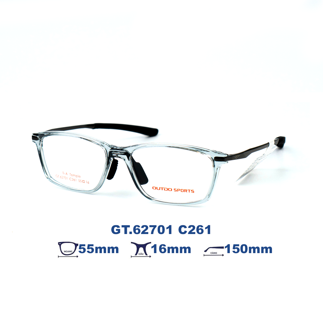 Gọng kính OUTDO GT.62701 C261