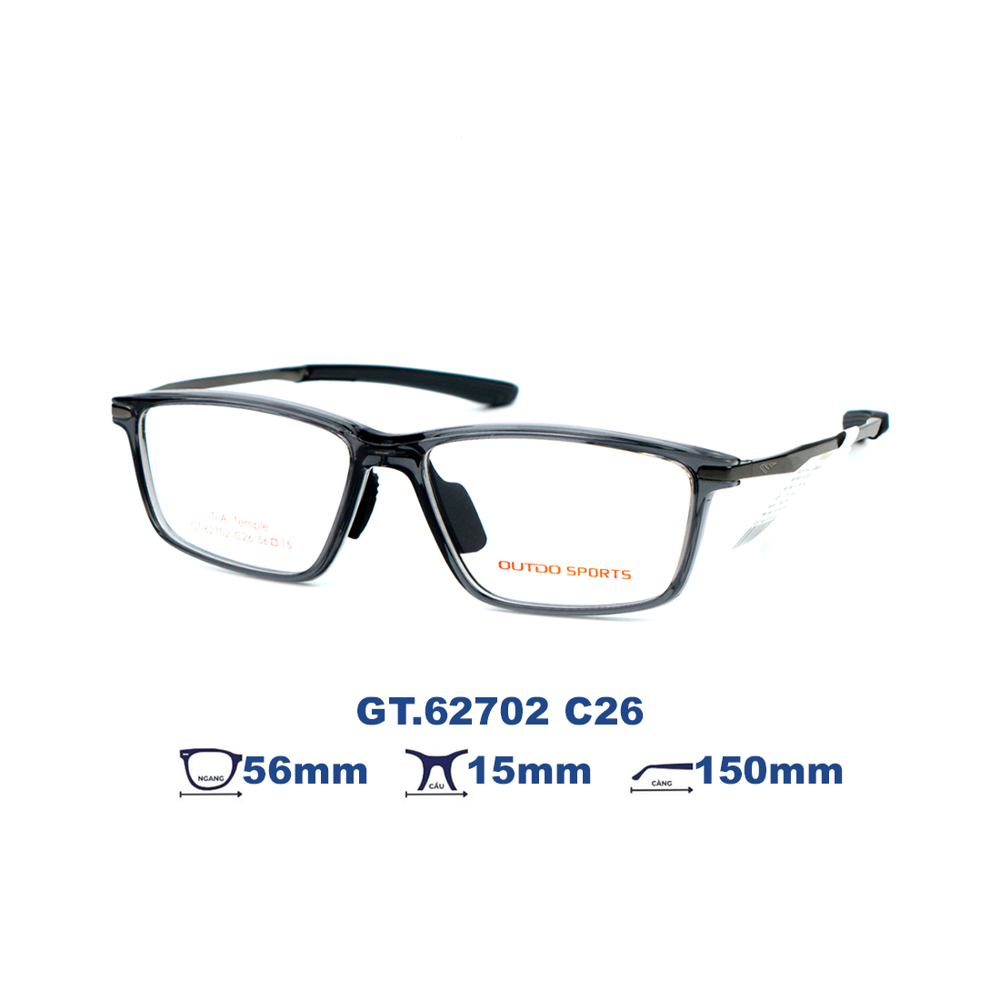 Gọng kính OUTDO GT.62702 C26