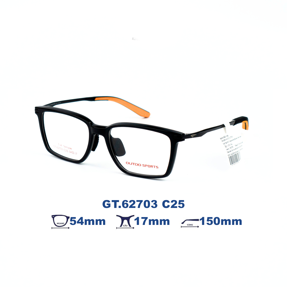 Gọng kính OUTDO GT.62703 C25