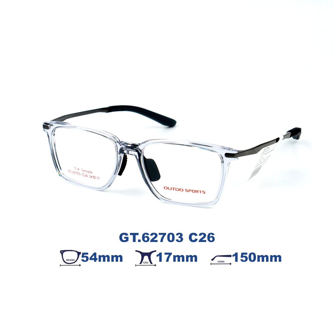 Gọng kính OUTDO GT.62703 C26