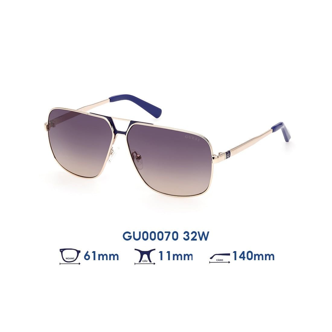  Kính mát GUESS GU00070 32W 