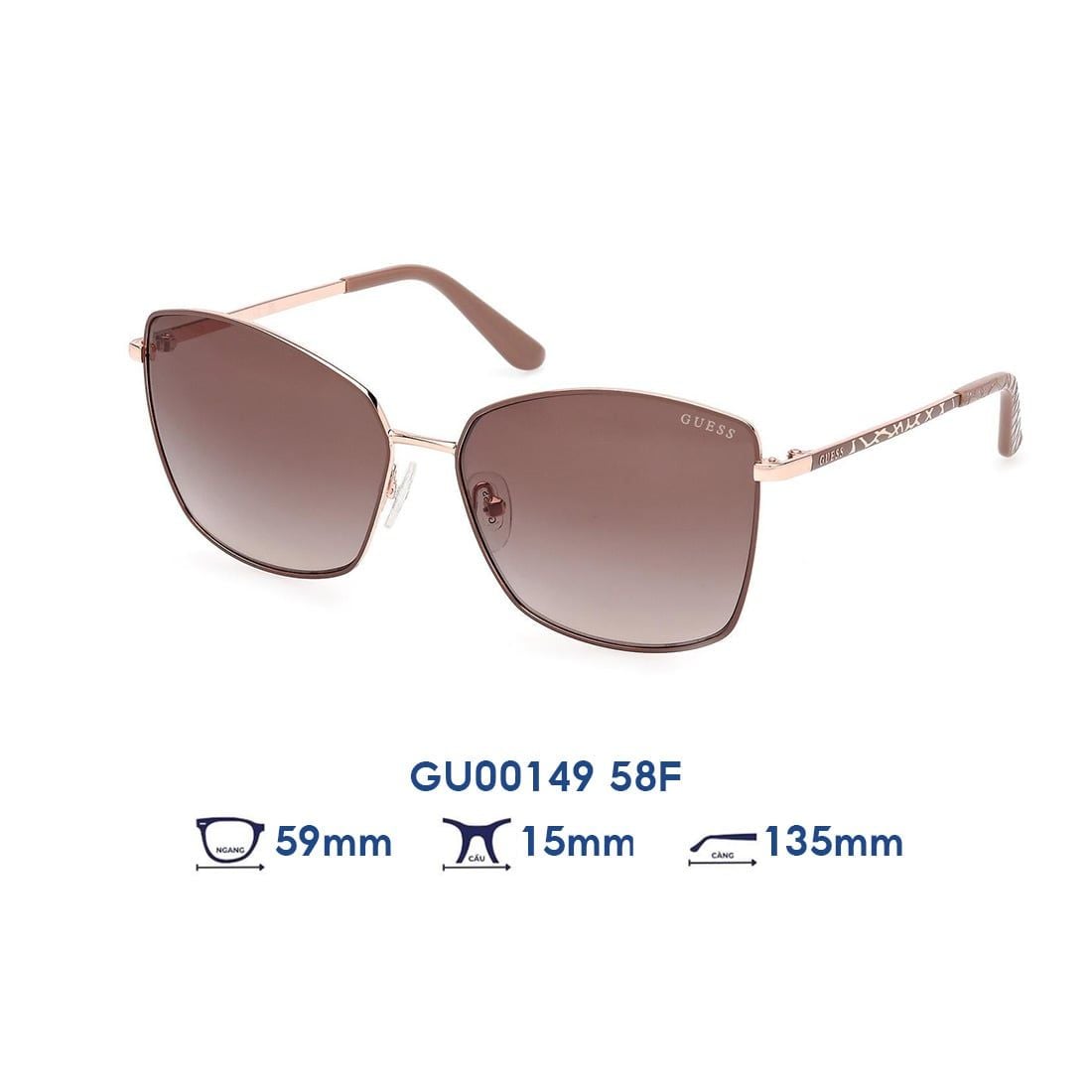  Kính mát GUESS GU00149 58F 