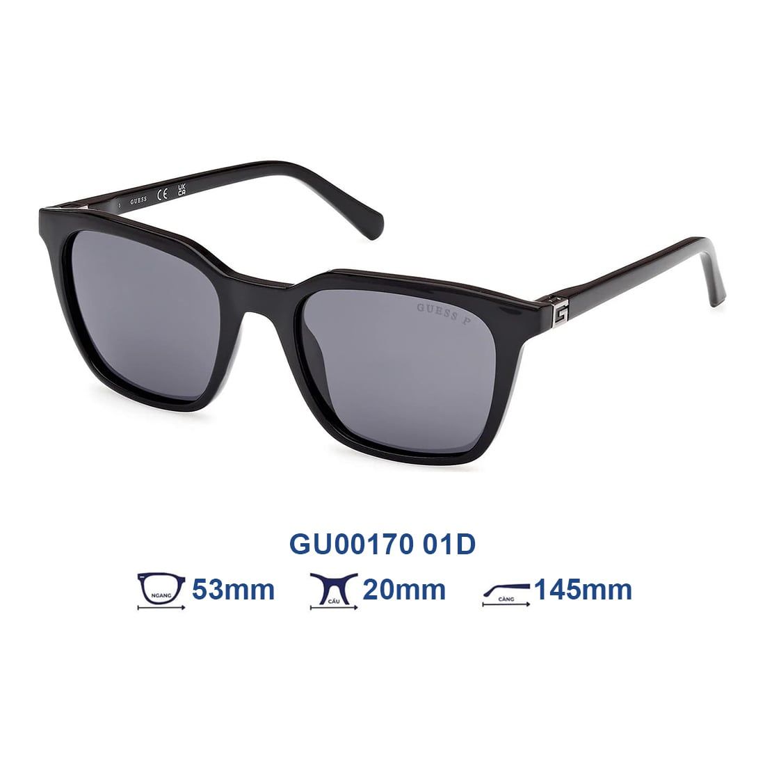  Kính mát GUESS GU00170 01D 