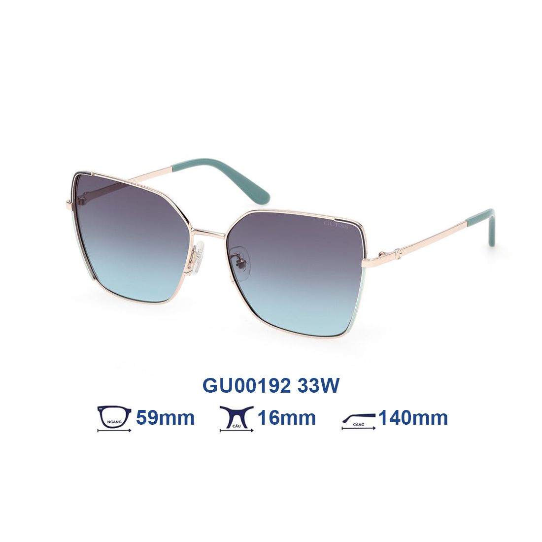  Kính mát GUESS GU00192 33W 