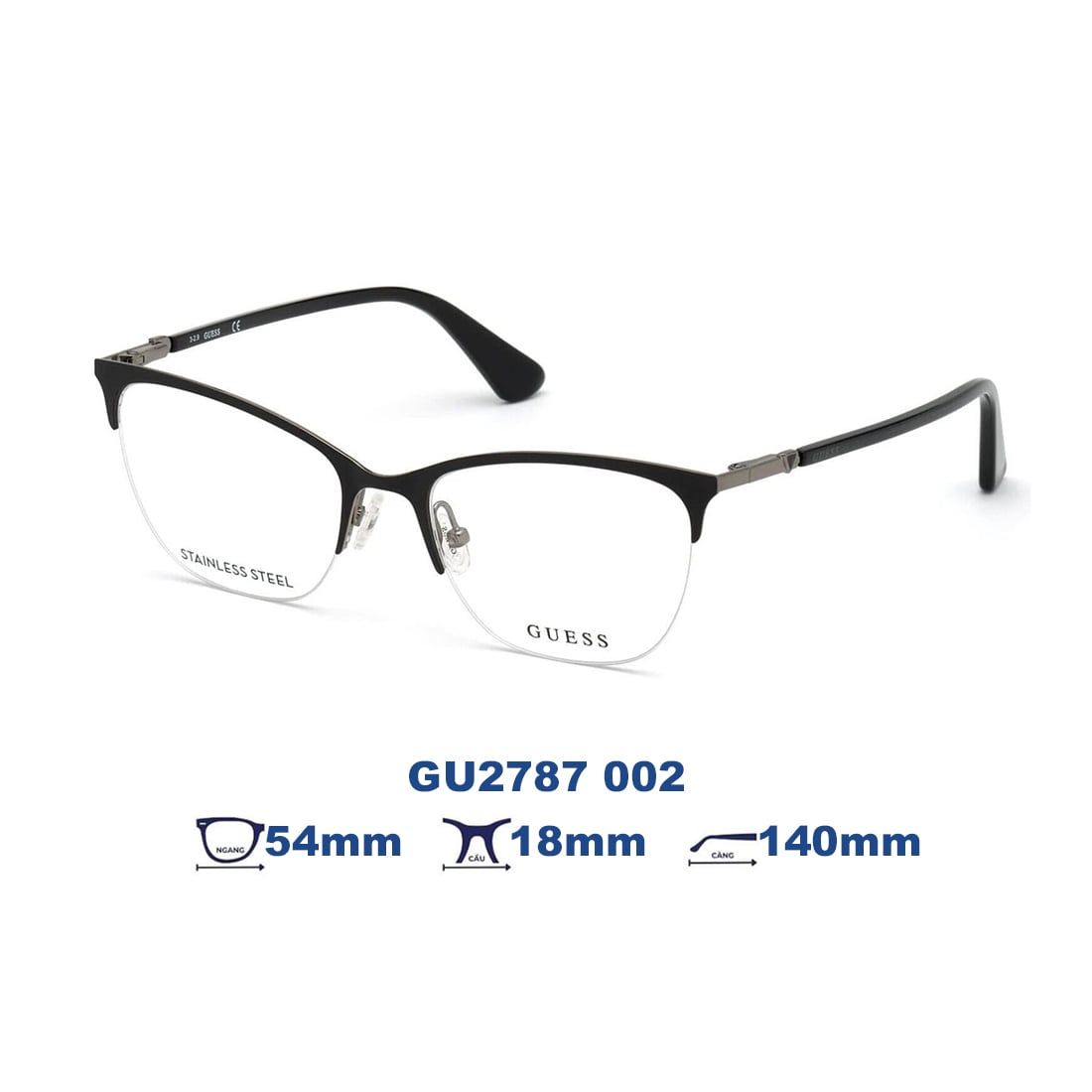  Gọng kính GUESS GU2787 002 