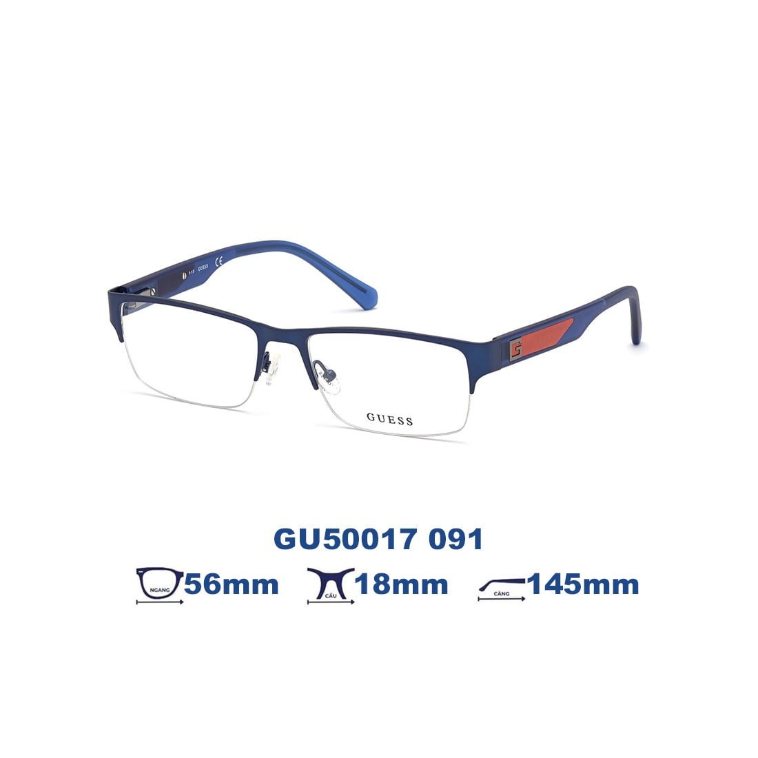  Gọng kính GUESS GU50017 091 