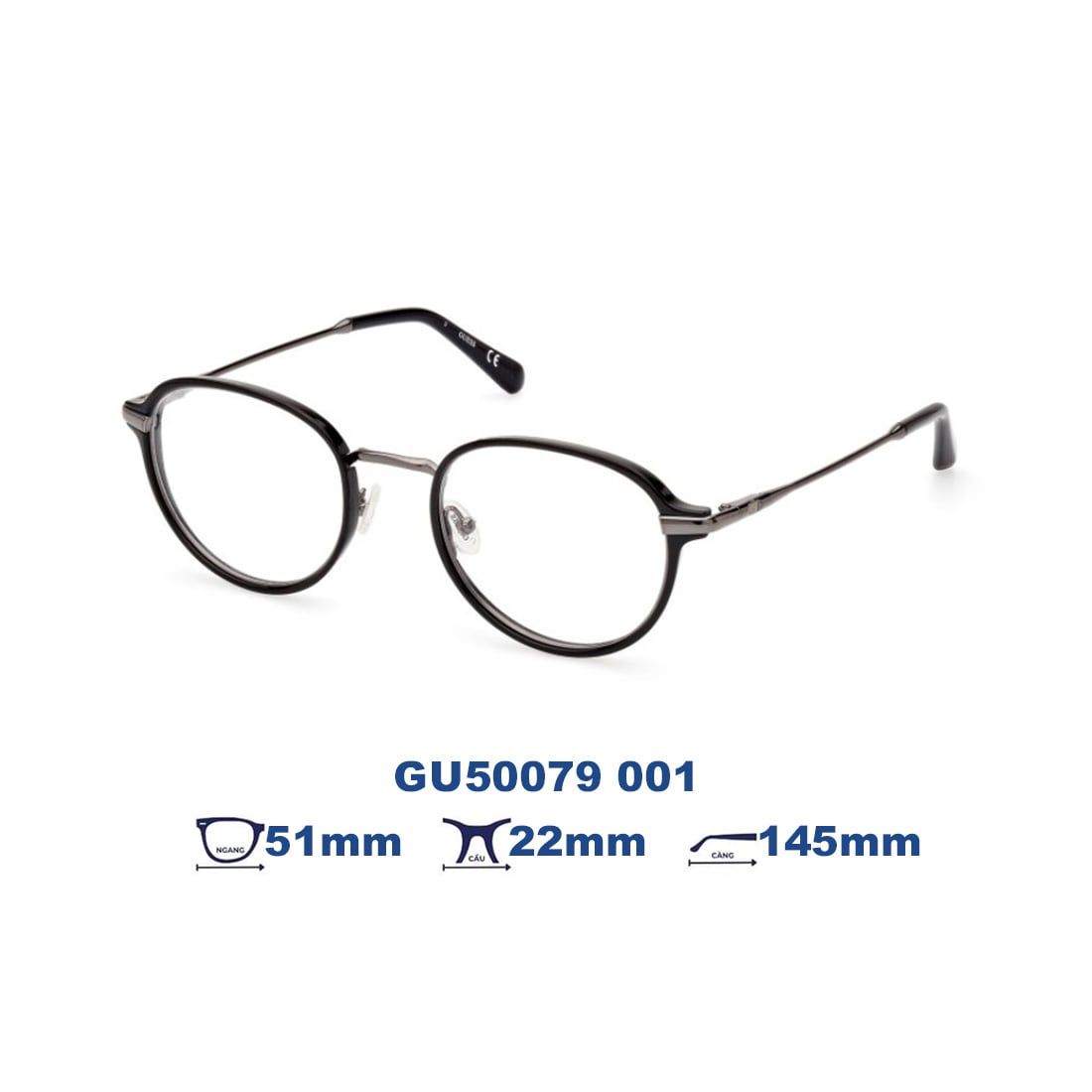  Gọng kính GUESS GU50079 001 
