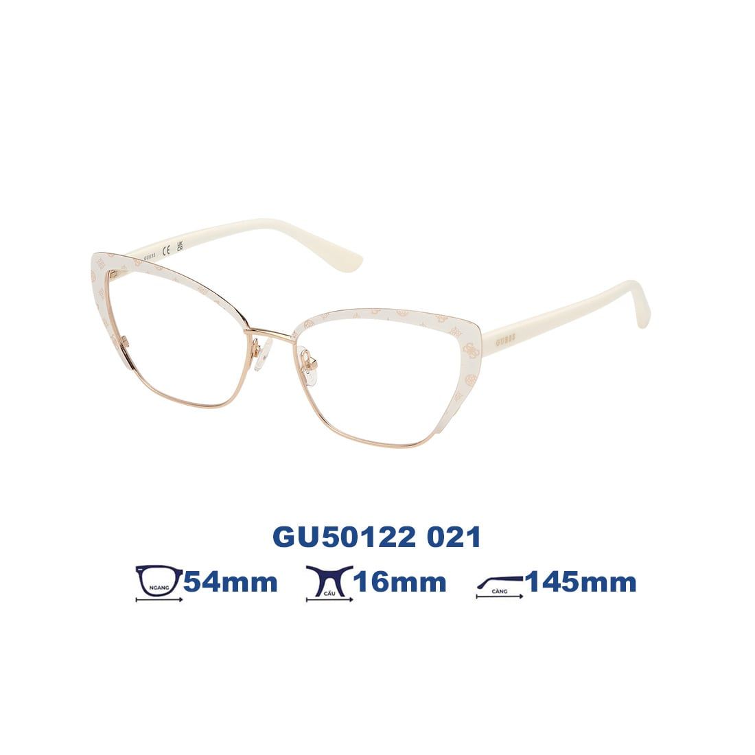  Gọng kính GUESS GU50122 021 