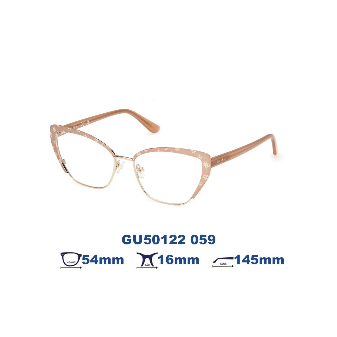  Gọng kính GUESS GU50122 059 