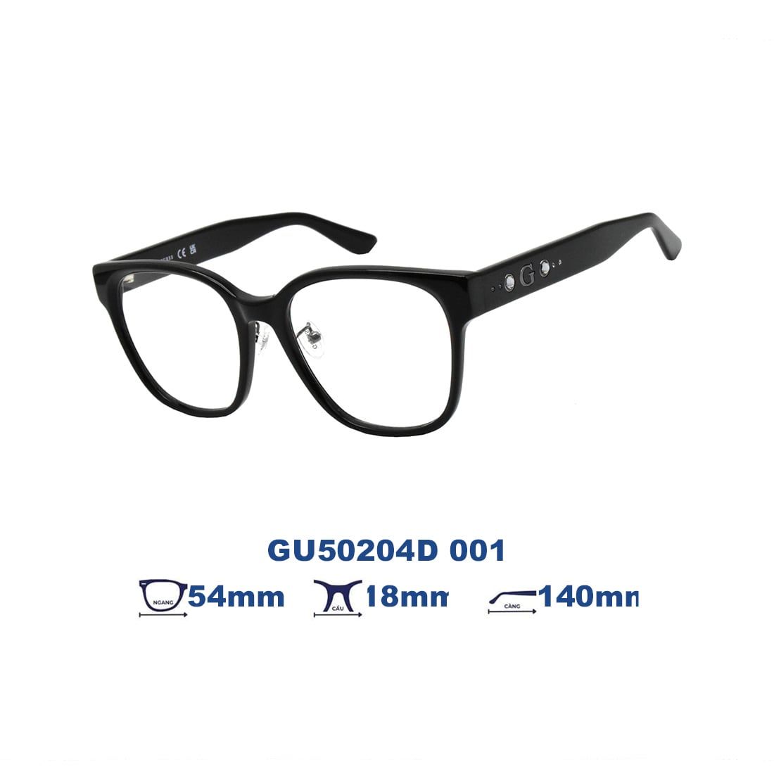  Gọng kính GUESS GU50204D 001 