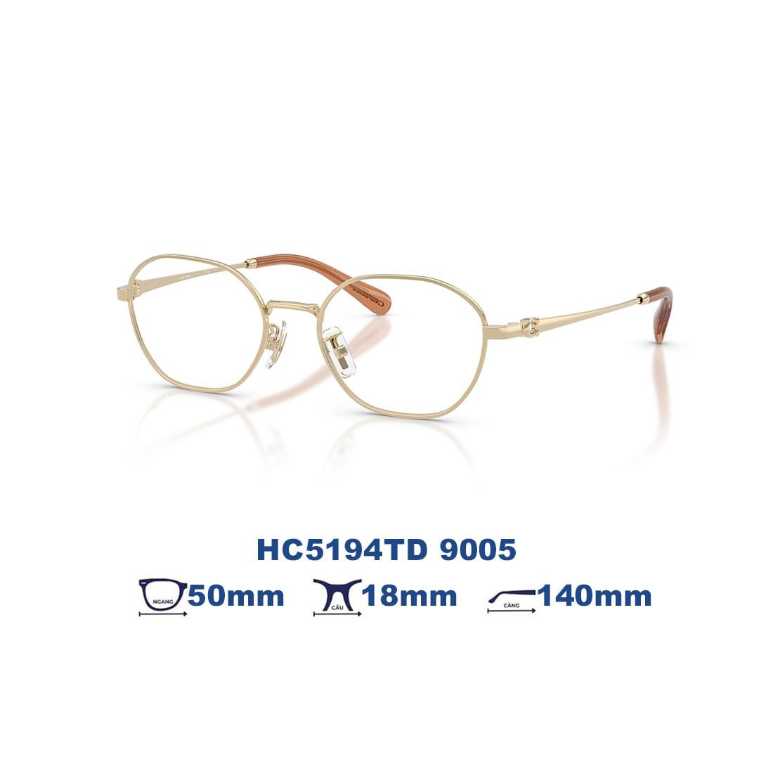  Gọng Kính Coach HC5194TD 9005 