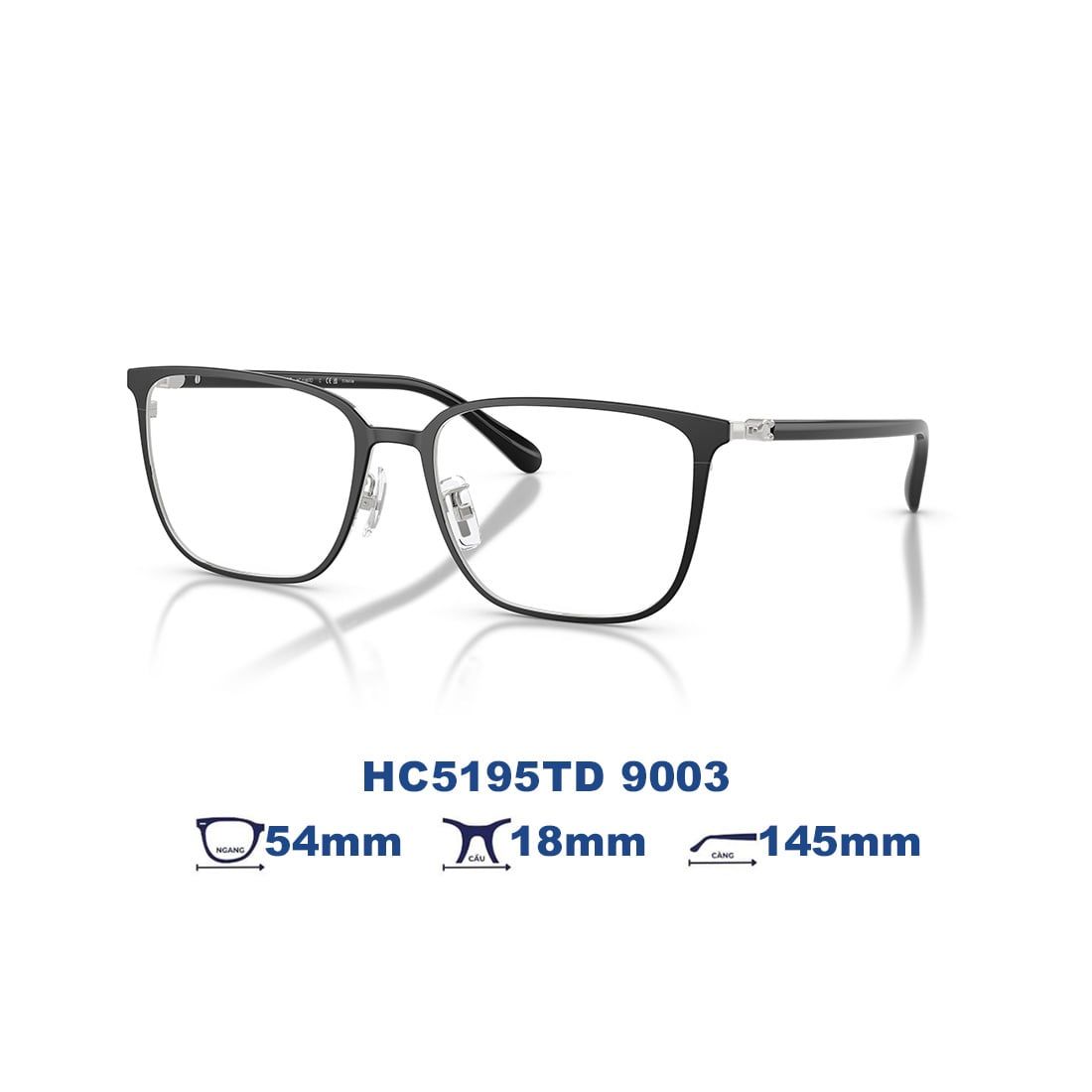  Gọng Kính Coach HC5195TD 9003 