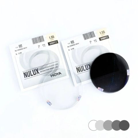 Tròng kính đổi màu Hoya Nulux Sensity Grey | Có sẵn tại Việt Nam