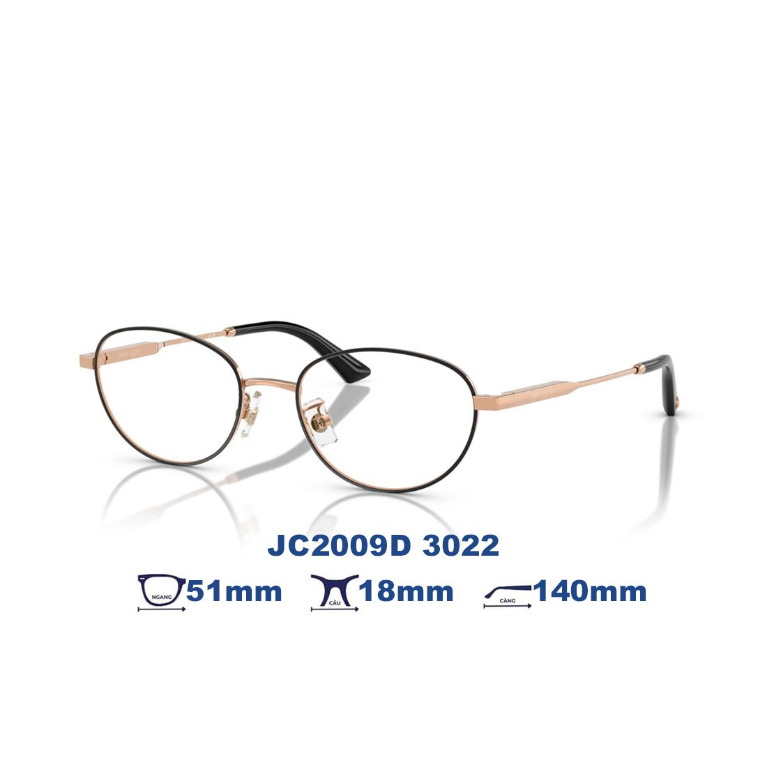  Gọng kính JIMMY CHOO JC2009D 3022 