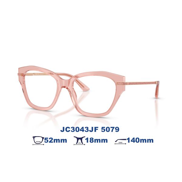 Gọng kính Jimmy Choo JC3043JF 5079 góc chính diện
