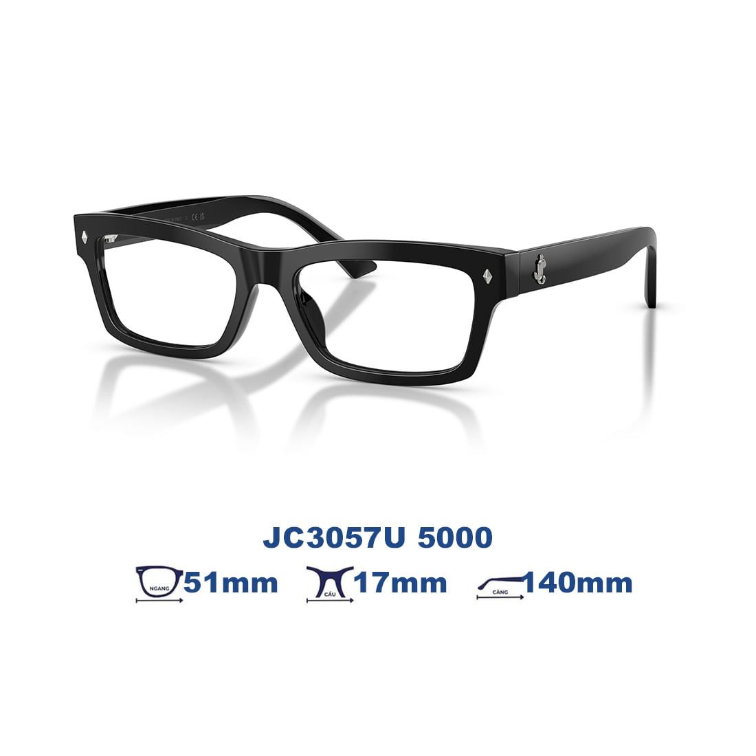 Gọng kính JIMMY CHOO JC3057U 5000