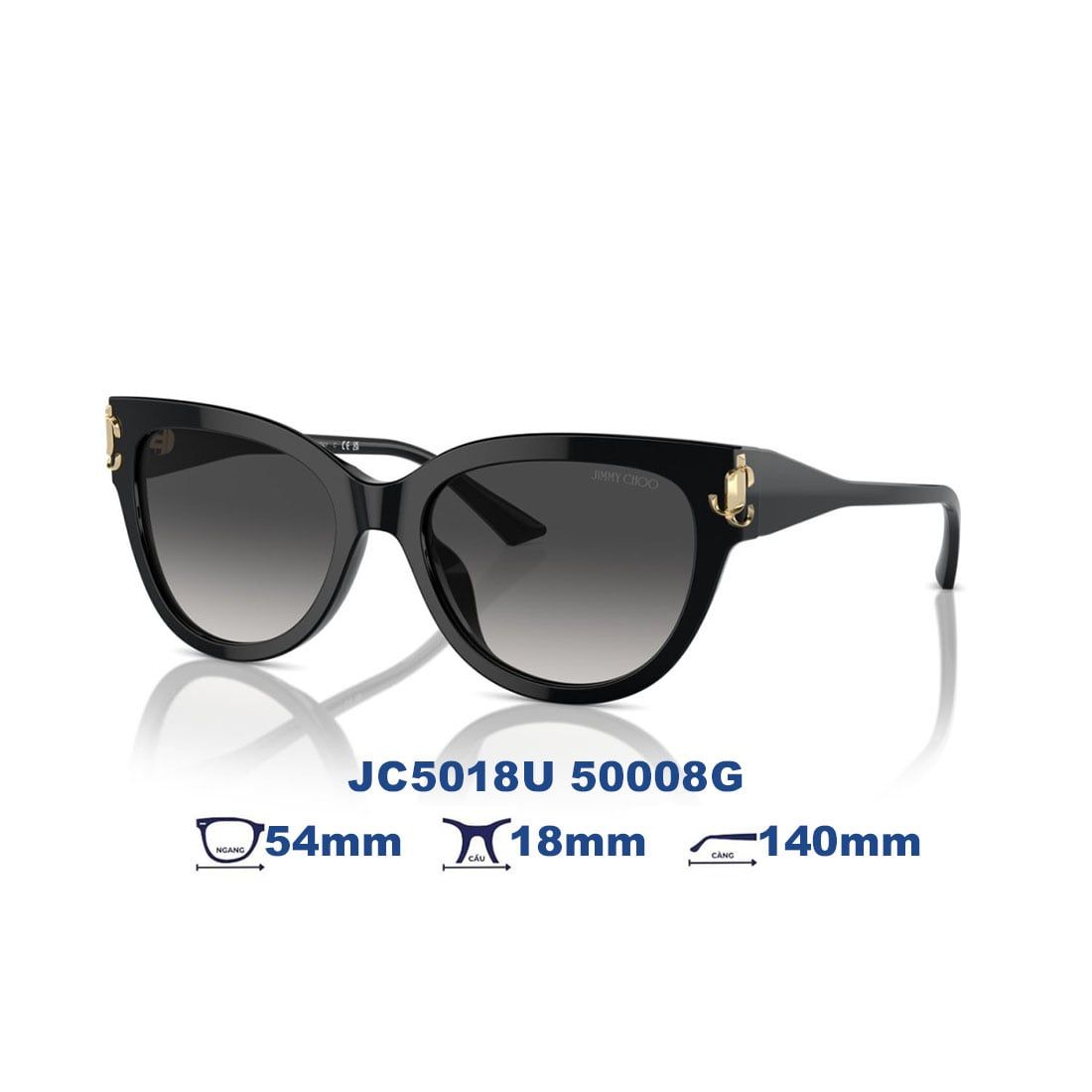  Kính mát JIMMY CHOO JC5018U 50008G 