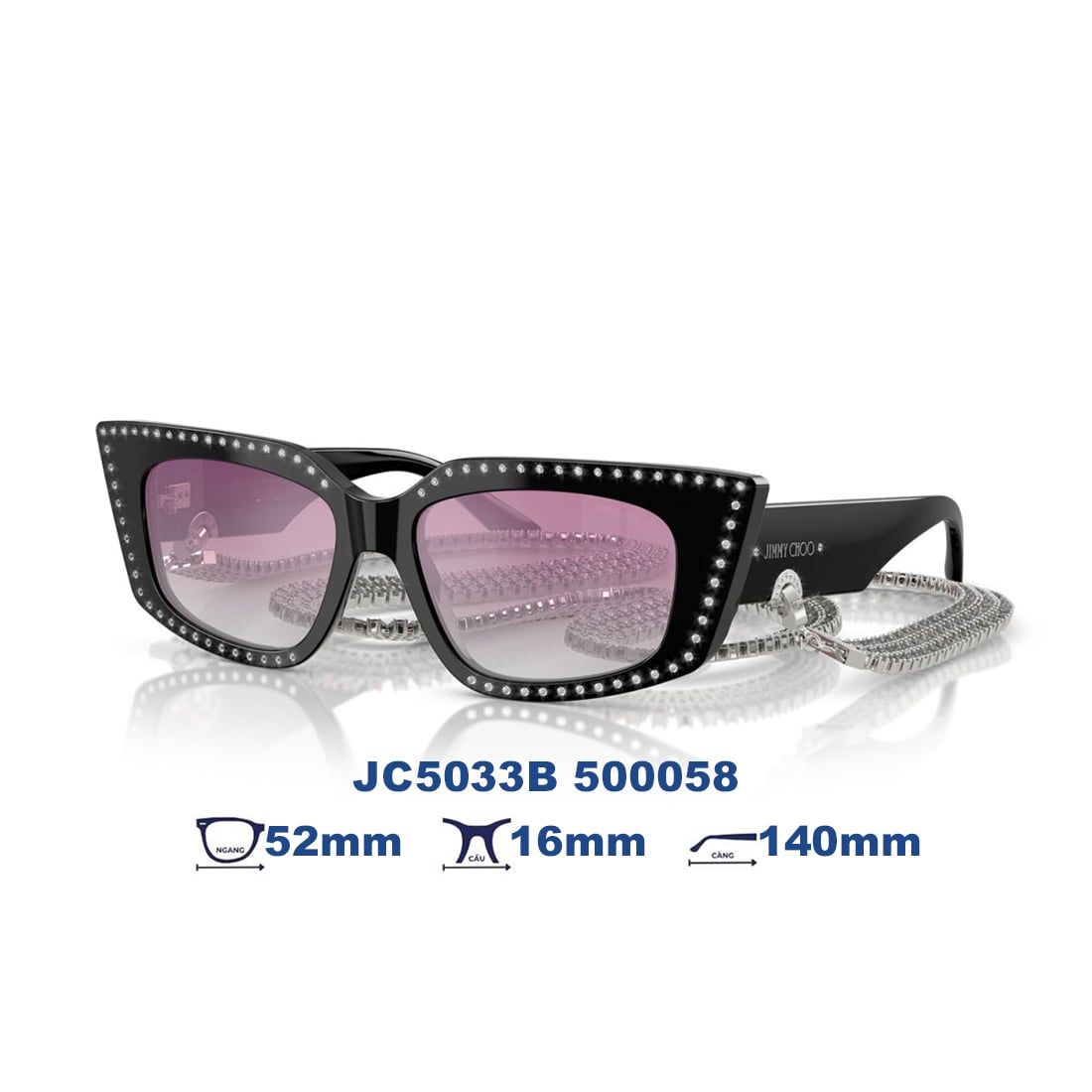  Kính mát JIMMY CHOO JC5033B 500058 