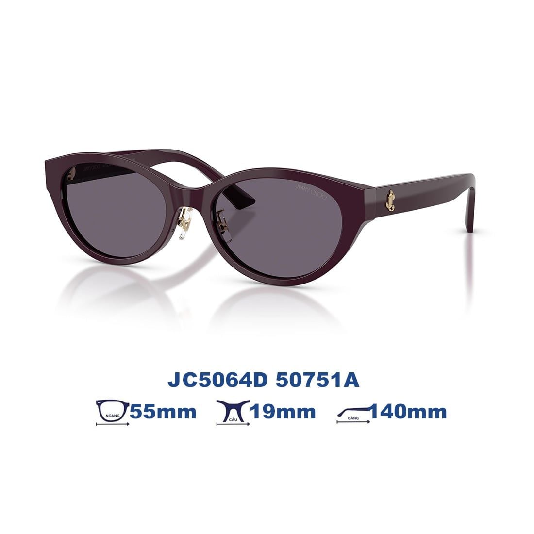 Kính mát JIMMY CHOO JC5064D 50751A 