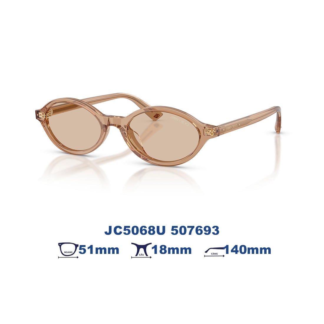 Kính mát JIMMY CHOO JC5068U 507693 