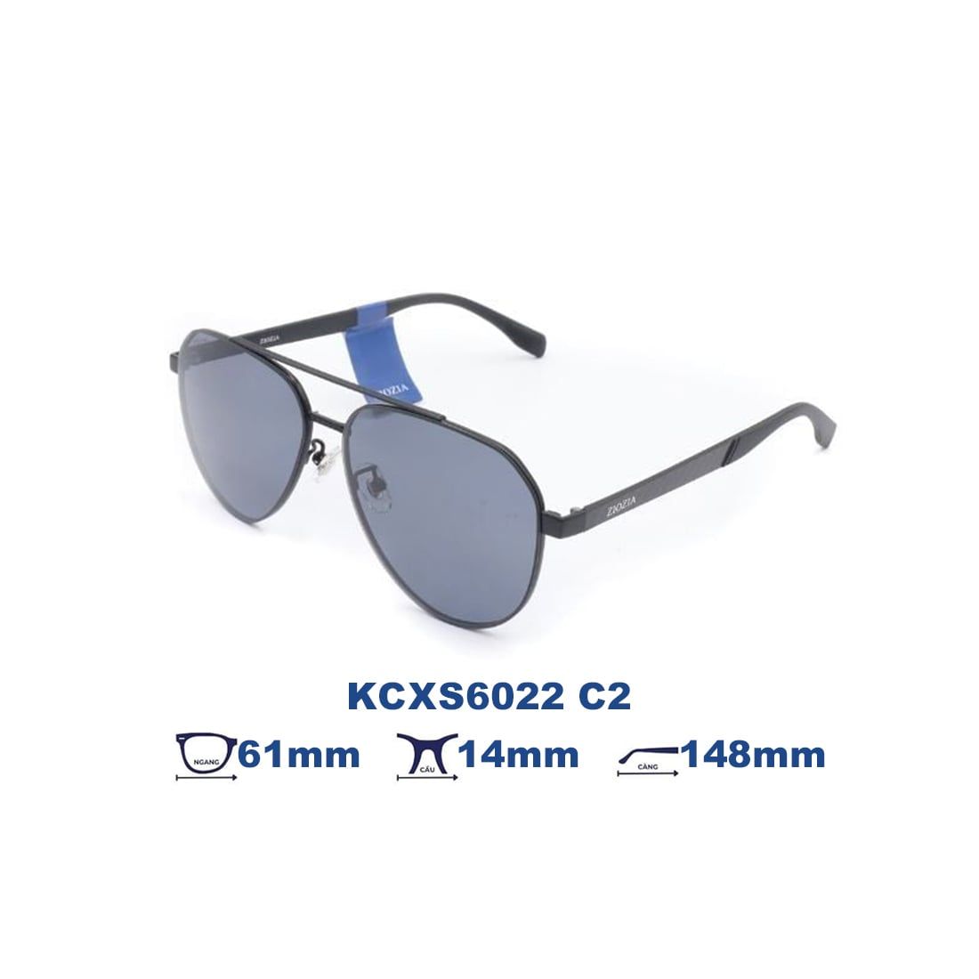  Kính mát Ziozia KCXS6022 C2 