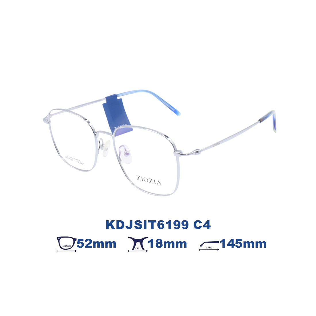  Gọng kính Ziozia KDJSIT6199 C4 
