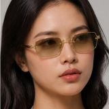Kính mát Rayban A$AP Rocky Metal 2026 RB3928 001/7I - Gọng vàng Arista, tròng nâu chuyển sắc phủ gương vàng