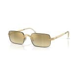 Kính mát Rayban A$AP Rocky Metal 2026 RB3928 001/7I - Gọng vàng Arista, tròng nâu chuyển sắc phủ gương vàng