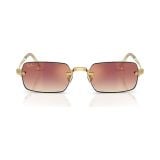 Kính mát Rayban A$AP Rocky Metal 2026 RB3928 001/8H - Gọng vàng Arista, tròng trong chuyển tím đậm