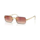 Kính mát Rayban A$AP Rocky Metal 2026 RB3928 001/8H - Gọng vàng Arista, tròng trong chuyển tím đậm