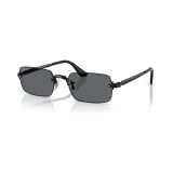 Kính mát Rayban A$AP Rocky Metal 2026 RB3928 002/81 - Gọng đen, tròng xám đậm phân cực