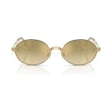 Kính mát Rayban A$AP Rocky Metal 2026 RB3929 001/7I - Gọng vàng Arista, tròng nâu chuyển sắc phủ gương vàng