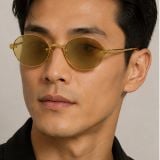 Kính mát Rayban A$AP Rocky Metal 2026 RB3929 001/7I - Gọng vàng Arista, tròng nâu chuyển sắc phủ gương vàng
