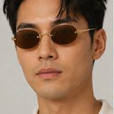 Kính mát Rayban A$AP Rocky Metal 2026 RB3929 001/83 - Gọng vàng Arista, tròng nâu đậm phân cực