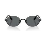 Kính mát Rayban A$AP Rocky Metal 2026 RB3929 002/81 - Gọng đen, tròng xám đậm phân cực